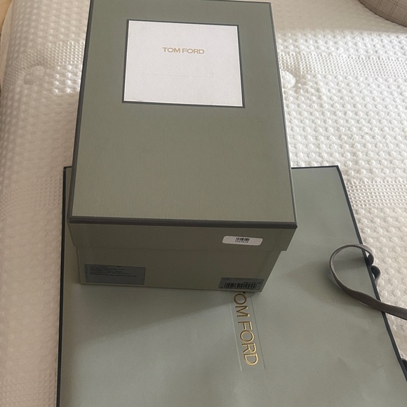 Tom Ford Olive Green Box and Bag Set